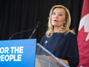 Ontario Health Minister Christine Elliott announces a plan for changes to the province’s health-care system, on Feb. 26, 2019.