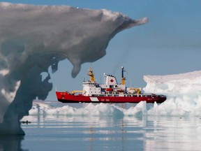 A Canadian icebreaker in Allen Bay in Nunavut. As Canada drags its feet, Russia, China and other nations are aggressively investing in the Arctic.