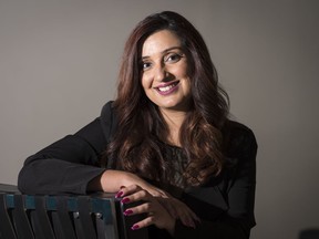 Author Samra Zafar poses for a photo in downtown Vancouver, Wednesday, Feb. 20, 2019. The story of Samra Zafar's escape from an abusive arranged marriage made for a gripping magazine article in 2017 but it was far from the whole story.