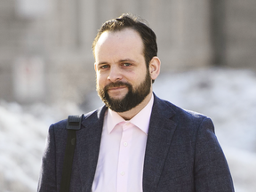 Joshua Boyle arrives to court in Ottawa on March 25, 2019.