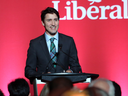 Prime Minister Justin Trudeau speaks at a Liberal Party donor appreciation event, in Ottawa, Dec. 12, 2017.