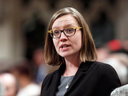 Democratic Institutions Minister Karina Gould defends Bill C-76, saying Google's decision to ban online ads 