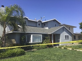 FILE - This May 16, 2018 file photo shows the home occupied by Stephen Beal in Los Beach, Calif. Beal, who was released in 2018 after his arrest on an explosives charge, was arrested Sunday, March 3, 2019, in connection with the May 15 bombing that killed Ildiko Krajnyak in her Orange County spa, said FBI spokeswoman Laura Eimiller.