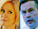 NDP leader Rachel Notley and UCP leader Jason Kenney.