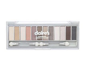 This photo provided by the FDA shows Claire's Eyeshadows.  Claire's is recalling Claire's Eyeshadows and two other makeup products after U.S. regulators warned people not to use them because of possible asbestos.  Last week, the Food and Drug Administration said product samples tested positive for asbestos but that Claire's refused to issue a recall. The retailer at the time disputed the test results but said it removed the products from its stores. Now, it's also recalling the products, which were sold between October 2016 and March 2019.  (FDA via AP)