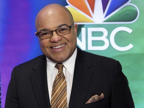 FILE - In this March 2, 2017, file photo, Mike Tirico attends the NBC Universal mid-season press day at the Four Seasons in New York. NBC says Tirico will handle play-by-play duties for the inaugural Augusta National Women's Amateur on April 6, 2019, the first time viewers will see the course on TV before the Masters.