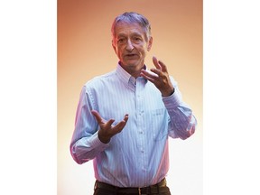 This undated photo provided by Google shows Geoffrey Hinton, vice president and engineering fellow at Google and emeritus professor at the University of Toronto. Hinton was among a trio of computer scientists whose insights and persistence were rewarded Wednesday, March 26, 2019, with the Turing Award, an honor that has become known as technology industry's version of the Nobel Prize. It comes with a $1 million prize funded by Google, a company where artificial intelligence has become part of its DNA.