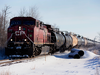 A Canadian Pacific Railway Ltd. train transporting oil leaves Hardisty, Alberta.
