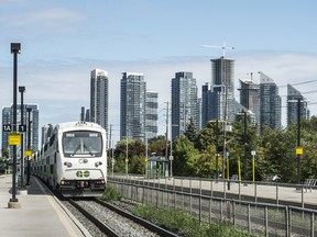 Go Trains provide transit options for people in Etobicoke.