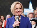 Rachel Notley has been happy to remind Albertans of old-time Progressive Conservative corruption — hoping the grime will rub off onto the new UCP.