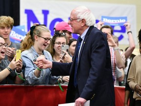 Sen. Bernie Sanders greets supporters in North Charleston, S.C., Thursday, March 14, 2019. South Carolina gave Bernie Sanders the cold shoulder in 2016. Four years and several visits later, Sanders hopes the state is ready to warm to him.