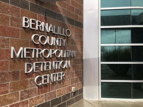 This March 12, 2019, photo shows the Metropolitan Detention Center of Bernalillo County outside of Albuquerque, N.M. The jail has come under criticism after it was revealed late last month that its records department was allowing federal immigration authorities to access its inmate database.