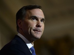 Minister of Finance Bill Morneau delivers a speech at the Economic Club of Canada in Ottawa on Wednesday, March 20, 2019.