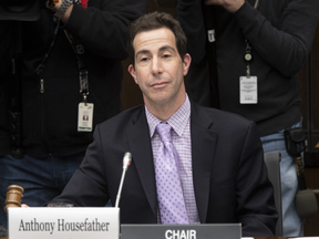 Justice committee chairman Anthony Housefather presides over a meeting of the Liberal-dominated body in Ottawa on March 13, 2019.