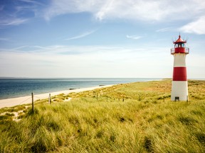 Lighthouse on the island of Sylt.