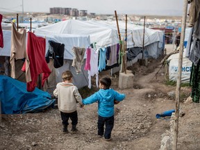 Children in the Domiz Refugee Camp in Northern Iraq.