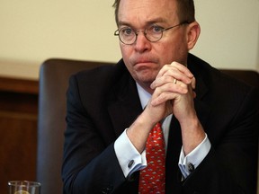 Acting White House chief of staff Mick Mulvaney