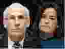 An edited picture of Jody Wilson-Raybould and Michael Wernick.