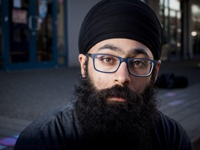Moninder Singh pictured in Surrey, British Columbia on April 8, 2015.