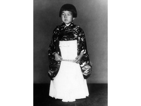 Crown Prince Akihito stands for a photograph on Dec. 23, 1938, during his fifth birthday. When he abdicates April 30, 2019, Akihito will become the first emperor in Japan's modern history to see his era end without ever having a war. (AP Photo)