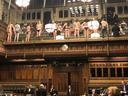 Climate activists strip in Britain's House of Commons public gallery on April 1, 2019.