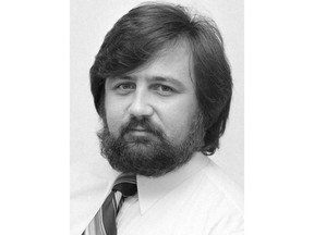 FILE - This Sept. 7, 1979, file photo shows Associated Press broadcast editor Steve Feica in New York. Feica died Friday, April 19, 2019, in Fairfield, Conn. He was 72.