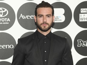 FILE - In this May 12, 2015 file photo, Pablo Lyle attends People en Espanol's "50 Most Beautiful Awards" at IAC, in New York. A Florida judge has rescinded an order allowing the Mexican soap opera star to travel outside the U.S., saying he's likely to face a more serious charge from a fatal traffic confrontation than the third-degree battery charge filed recently. The judge set a hearing Monday, April 8, 2019, to discuss the bond and travel order for Lyle, a star of the TV soap opera "Mi Adorable Maldicion."