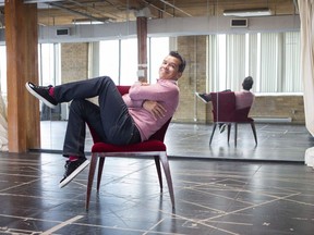 Colombian choreographer/director Sergio Trujillo is photographed at the Mirvish rehearsal studio in Toronto on Monday, October 21, 2013. American-Canadian director Des McAnuff and Toronto-raised choreographer Sergio Trujillo have been nominated for Tony Awards for "Ain't Too Proud _ The Life and Times of The Temptations.''