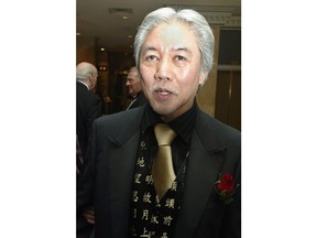 Giller Prize nominee Wayson Choy arrives for the Giller Prize dinner in Toronto on November 11, 2004. Wayson Choy, the celebrated author of "The Jade Peony" and a powerful voice for the Chinese-Canadian community, has died.