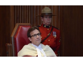 The official welcoming ceremony for Supreme Court of Canada Justice Clement Gascon at the Supreme Court of Canada in Ottawa on October 6, 2014. Supreme Court Justice Clement Gascon is retiring in September after five years on the high court. The court says Gascon, 58, is stepping down for personal and family reasons. Chief Justice Richard Wagner praises Gascon's thoughtful, rigorous, and collegial approach that helps the court get to the heart of complex issues.