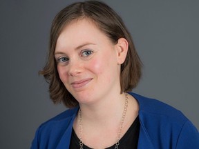 An Alberta librarian has been archiving much of the provincial government's online content -- including studies on health, climate change policy and poverty reduction -- in recent weeks to prepare for a change in government. Katie Cuyler, seen in a February 15, 2018, handout photo, is a public services and government information librarian at University of Alberta, and she is leading the project.