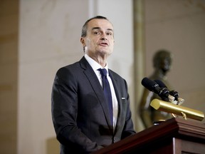 File - In this Thursday, April 16, 2015, France's Ambassador to the U.S. Gerard Araud speaks during the U.S. Holocaust Memorial Museum's annual Days of Remembrance Ceremony, in Emancipation Hall on Capitol Hill in Washington, to mark this year as the 70th anniversary of the liberation of the concentration camps by the Allies during World War II. Israel's Foreign Ministry says it has summoned the French ambassador to protest remarks made by Araud, the former French envoy to Washington, in which he called Israel an "apartheid state."