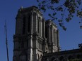 Notre Dame Cathedral is pictured, Friday, April 19, 2019, in Paris.