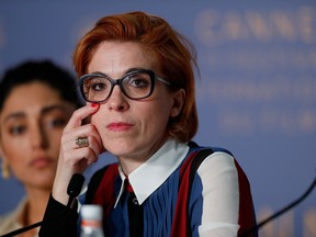 Eva Husson at the photocall for Girls Of The Sun (Les Filles Du Soleil) during the 71st annual Cannes Film Festival at Palais des Festivals on May 13, 2018 in Cannes, France.