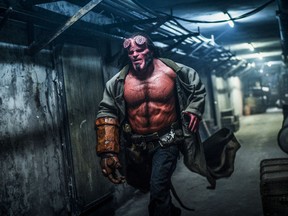 David Harbour as Hellboy.