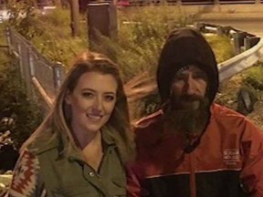 Kate McClure's (left) plea comes after Johnny Bobbitt (right), a homeless military veteran, was sentenced Friday to five years' probation for his role in the scheme.