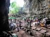 A view of the excavation in Callao Cave on Luzon Island, in the Philippines, where a team discovered a new hominin species, Homo Luzonensis.