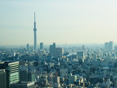 The Tokyo Skytree is the tallest building in the city at 634 metres.