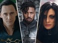 Loki, Killmonger, Hela.