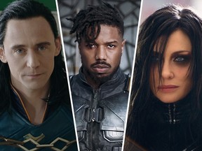 Loki, Killmonger, Hela.