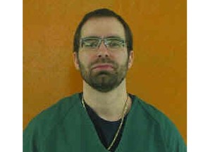 FILE - This undated file photo provided by the Ohio Department of Rehabilitation and Correction shows Greg Reinke. Reinke, who is serving life in prison for aggravated murder has been sentenced to 86 years more for a guard's stabbing last year and a 2017 stabbing that wounded four prisoners who were handcuffed to a table and unable to defend themselves. The Scioto County prosecutor's office says Reinke changed his plea to guilty last week of March 25, 2019,  on charges including attempted murder for the attacks at the Southern Ohio Correctional Facility in Lucasville.  (Ohio Department of Rehabilitation and Correction via AP, File)