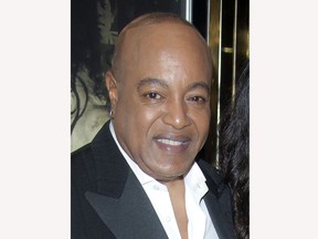 FILE - This Nov. 2, 2011 file photo shows Peabo Bryson at the European premiere of "Michael Jackson: The Life Of An Icon," in London. A rep for Bryson says the R&B singer, known for hits such as "Beauty & the Beast" and "A Whole New World," is hospitalized after suffering a "mild heart attack." A statement released Monday, April 29, 2019, said the double Grammy-winner was stricken Saturday morning and is now in stable condition.