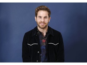 In this March 28, 2019 photo, Ben Platt poses for a portrait in New York to promote his debut album "Sing to Me Instead."