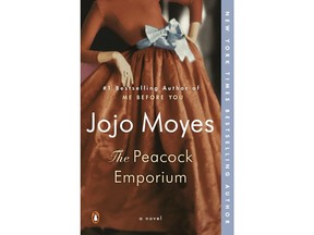 This cover image released by Penguin Books shows "The Peacock Emporium," a novel by Jojo Moyes. (Penguin via AP)