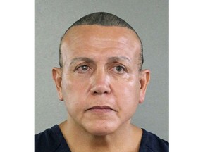 FILE - This Aug. 30, 2015, file photo released by the Broward County Sheriff's office shows Cesar Sayoc in Miami. Sayoc, a Florida man who pleaded guilty to sending pipe bombs to CNN and prominent critics of President Donald Trump, thinks he was misunderstood at his guilty plea, he said in a letter to a judge that was made public Tuesday, April 2, 2019. (Broward County Sheriff's Office via AP, File)