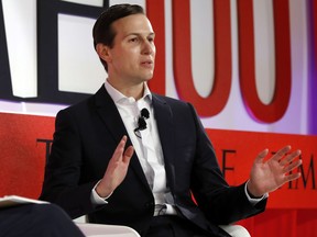 Jared Kushner, Senior Adviser to President Donald Trump, speaks during the TIME 100 Summit, in New York, Tuesday, April 23, 2019.