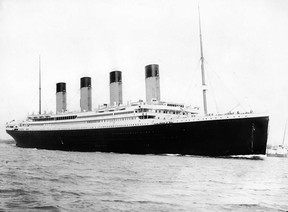 One of the last photos ever taken of the RMS Titanic.