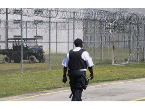 Prison staff work at Lee Correctional Institution on Wednesday, April 10, 2019, in Bishopville, S.C. A year after seven South Carolina prison inmates died in an insurrection, corrections officials say they've made improvements to the facility that for a night was the scene of some of the agency's worst violence.