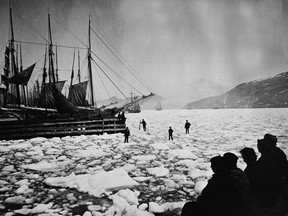 Boats in the ice in St. John's harbour are shown in a 1926 file photo. A Newfoundland genealogist has stumbled onto a rare and mysterious DNA quirk that he says could tell the untold story of the island's first European settlers.
