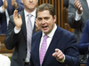 Conservative leader Andrew Scheer goes on the attack during question period in the House of Commons on Wednesday April 10, 2019.